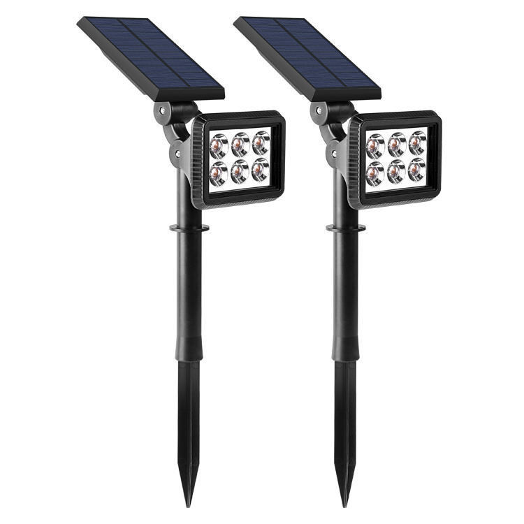 태양광 스포트라이트 IP65 방수 태양광 전력 야외 LED 스포트 잔디 스파이크 라이트 300lm