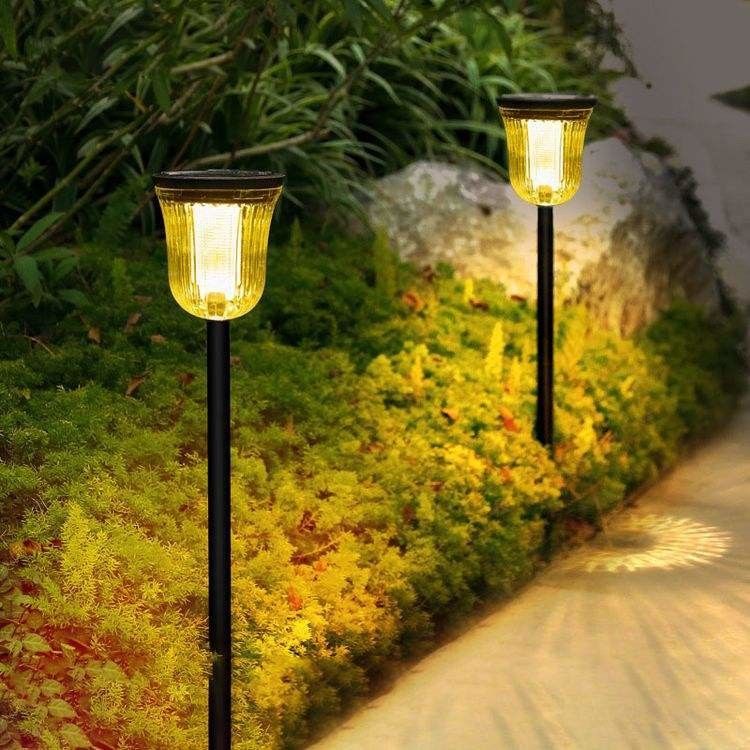 50000 시간 작업 수명 정원 장식용 태양광 LED 풍경 조명
