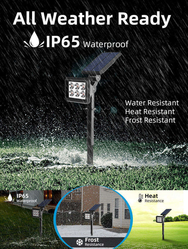 야외 태양 정원 조명 경관 LED 잔디 램프 및 조절 수질 IP65