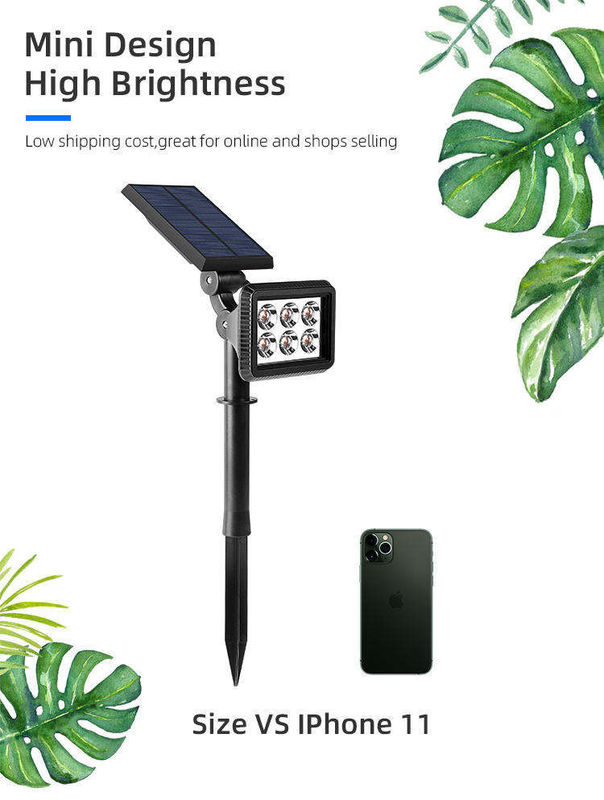야외 태양 정원 조명 경관 LED 잔디 램프 및 조절 수질 IP65