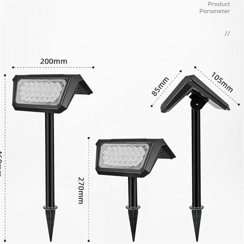 태양 에너지 정원 홍수 조명 Patio 경로 드라이브 수영장 입력 전압 V DC 5.5V
