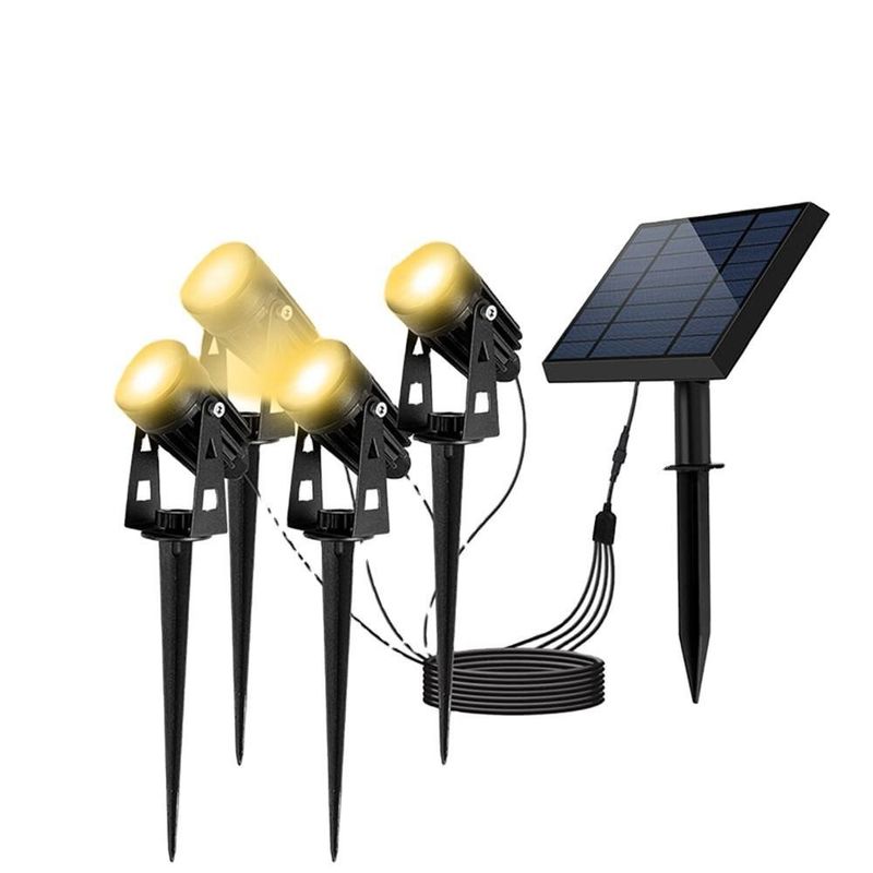 90lm / w 램프 빛 효율 알루미늄 태양 정원 LED 조경 및 나무