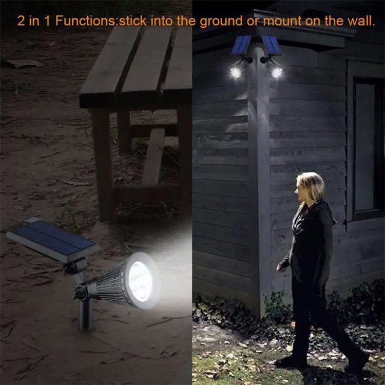 200 Lm Bollard Compound Led Hug Tree 태양광 야외 풍경 스포트라이트 라이트 로프 정원