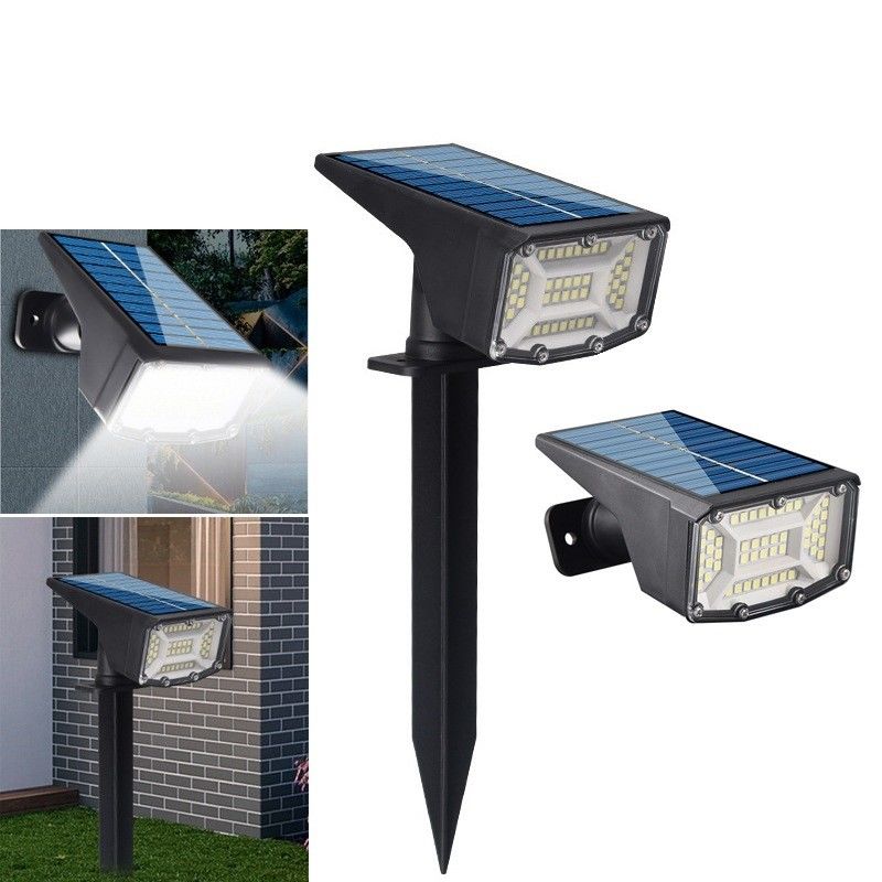 태양 전지 53 LED 정원 조명 Ip65 CRI Ra 80과 함께 방수 야외 잔디 조명
