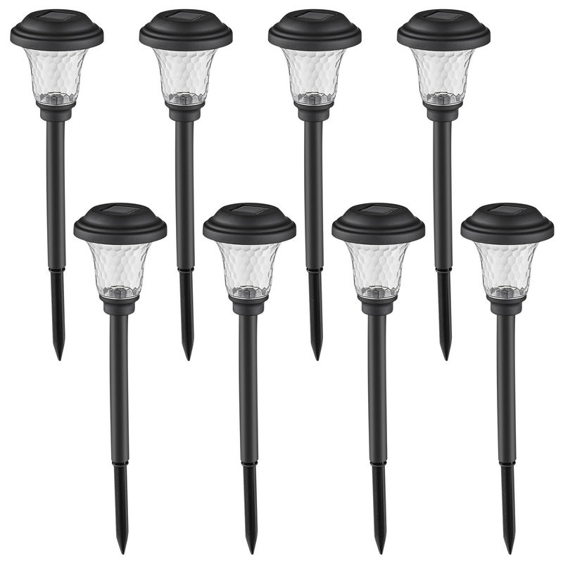 ABS PVC 물질 태양 정원 조명 야외 풍경 잔디 땅 경로 스택 조명