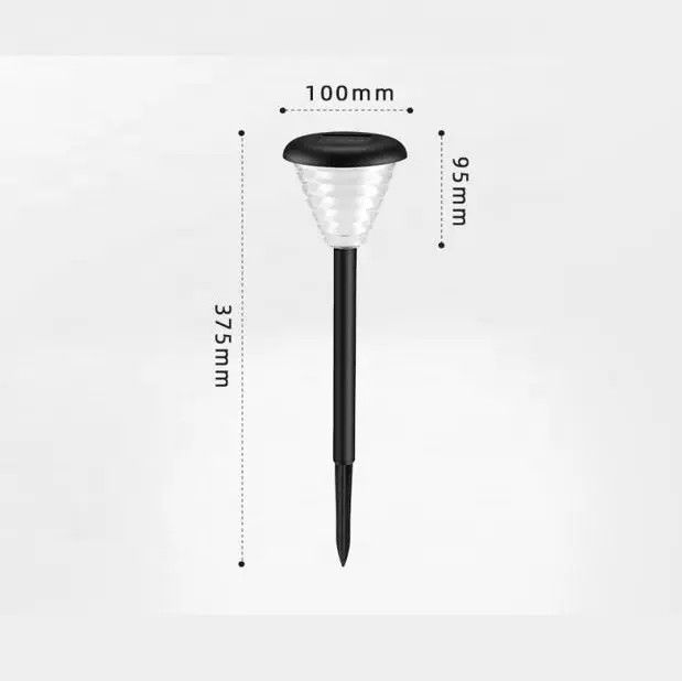 풍경 디자인에서 경로 잔디 램프에 대한 다채로운 LED 태양 정원 조명