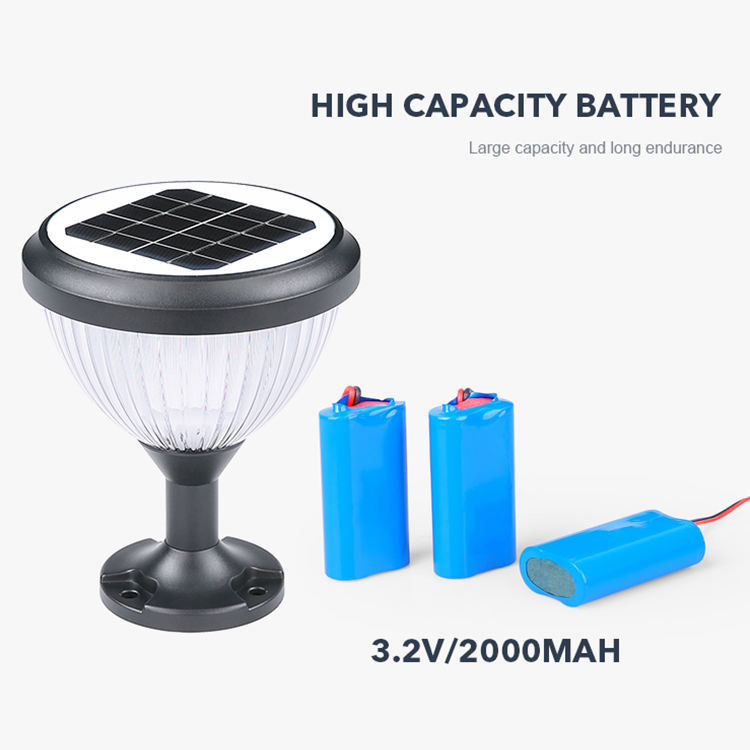 알루미늄 정원 태양 Libright 정원 조명 야외 방수 LED 램프 야외