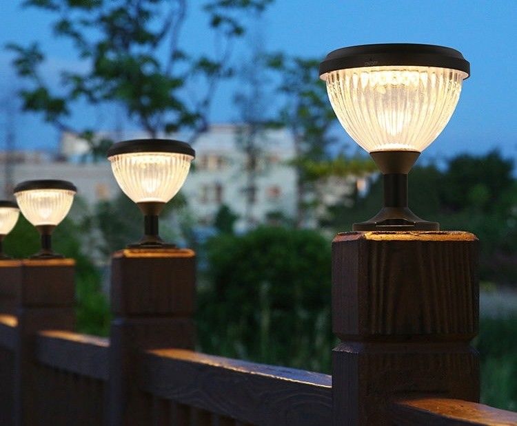 알루미늄 정원 태양 Libright 정원 조명 야외 방수 LED 램프 야외