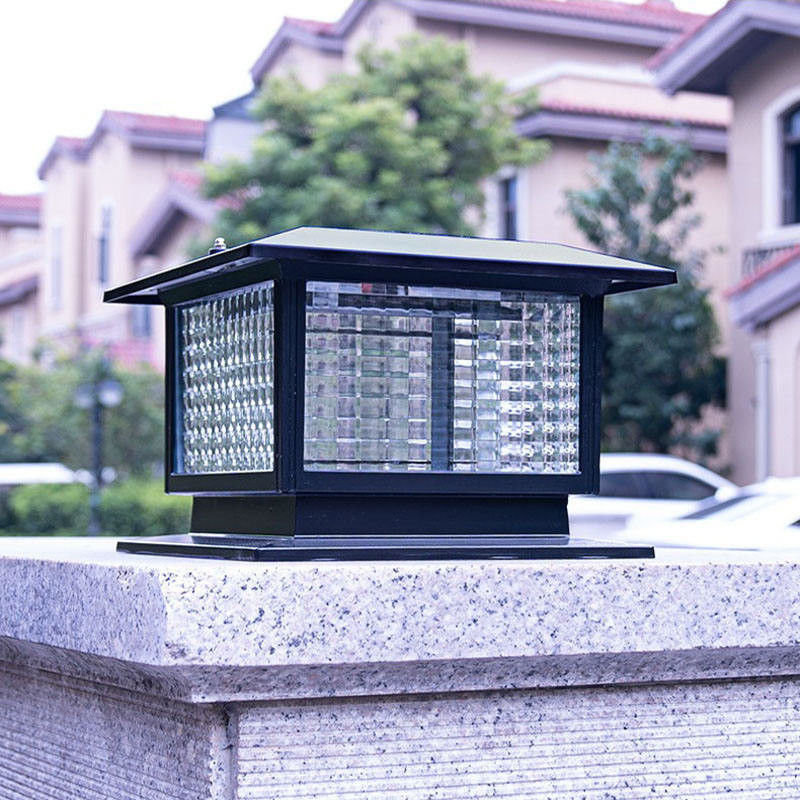야외 현대 태양 LED 기둥 램프 공원 조명
