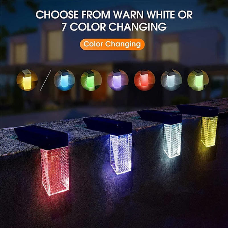50000 시간 작업 수명 태양광 LED 게이트 경관 조명 RGB 따뜻한 흰색