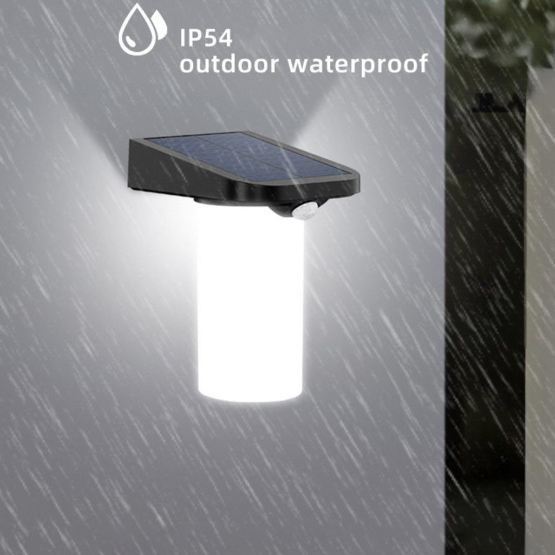 야외 LED 벽등 6w 백색 빛 모션 센서 벽등 발코니 정원 patios 뒷마당