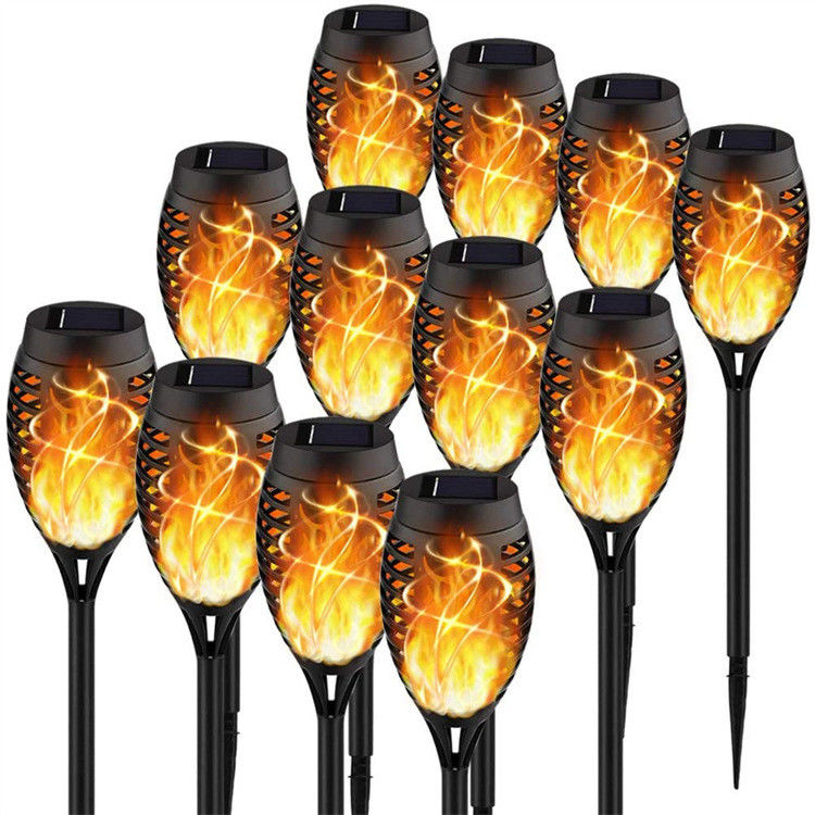 춤추기 위한 태양광 LED 조명 플래커 플라임 풍경 정원 방수 야외