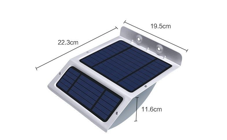 스테인레스 스틸 벽에 장착 된 외관 광고 시장에 대한 태양 전력 LED 조명