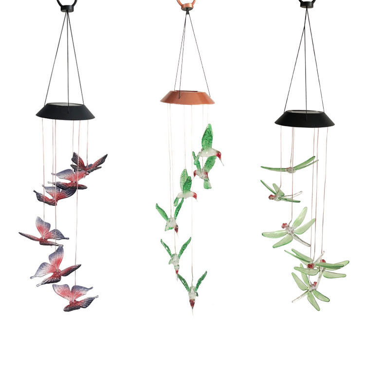 Led Indoor Hummingbird 홈 디코어 태양 풍력 윙크 라이트 커스터마이징 옵션