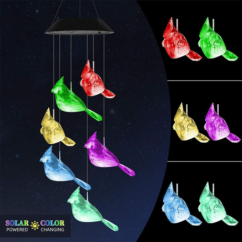 Led Indoor Hummingbird 홈 디코어 태양 풍력 윙크 라이트 커스터마이징 옵션
