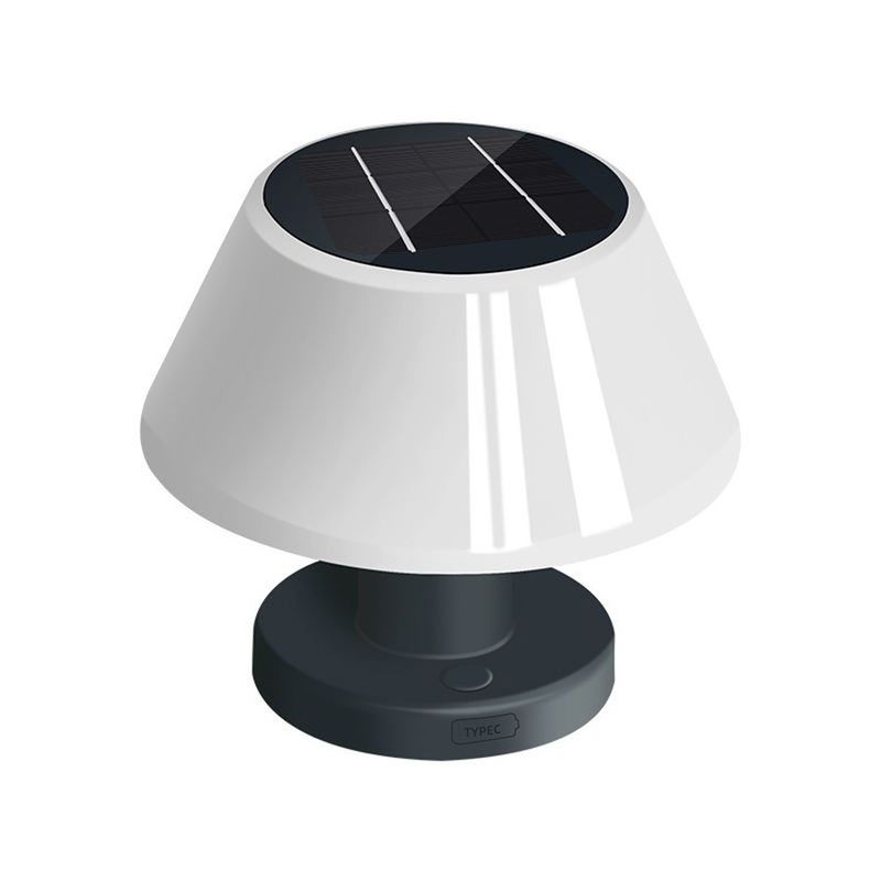 LED 태양광 책상 램프 테이블 라이트 흰색 야간 조명 IP55 정원 뜰 태양광 테이블 램프