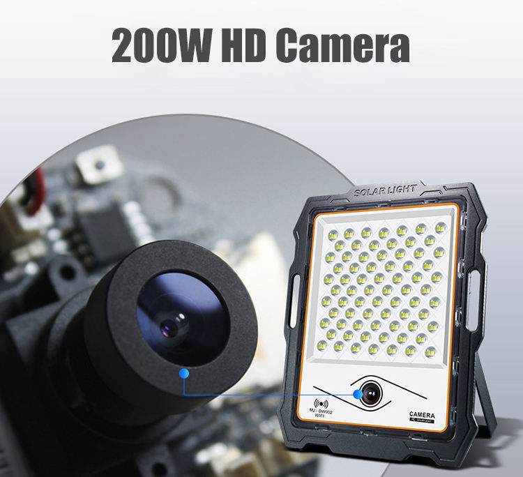 120° 빔 앵글 100 200 300 400Watt 태양광 빛 CCTV 카메라 알루미늄 LED 홍수 조명
