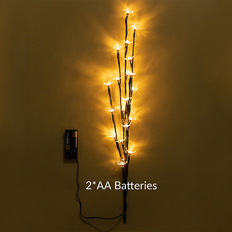 20LED 꽃 체리 꽃 나무 빛 LED 램프 방수 IP 42 길이가 보여