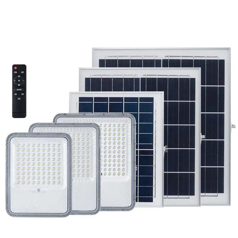 100w 200w 300w LED 태양 광 스티트 라이트 안정적이고 일관성있는 조명을위한 홍수 램프