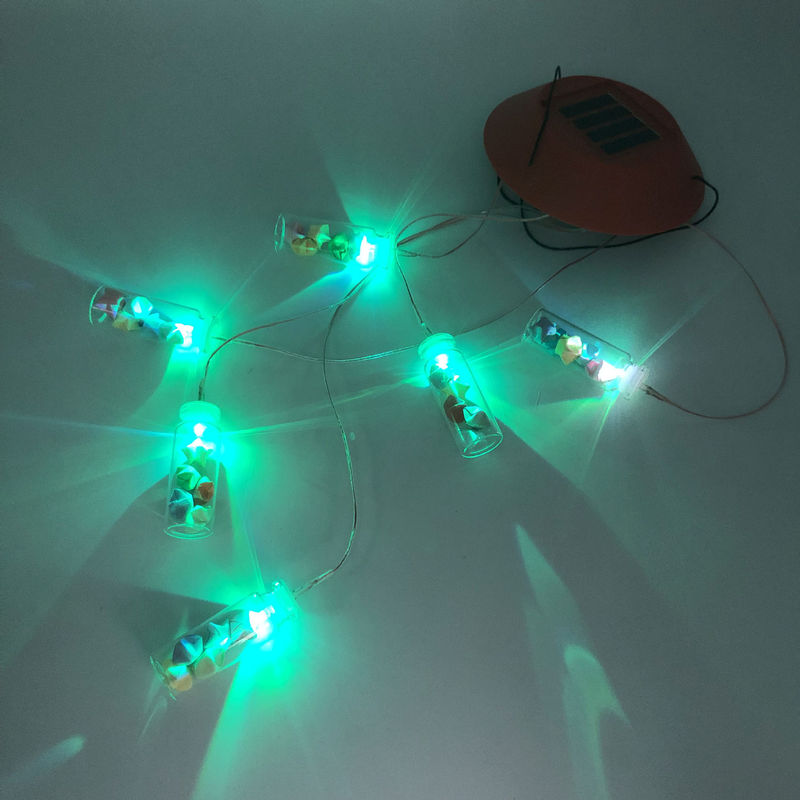 야외 정원 조명을 위한 다채로운 스마트 LED 태양 풍력 윙 램프 50000 시간