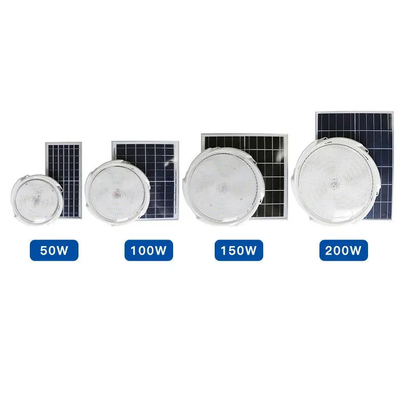 20-300w 실내 및 실외용 태양 전지 패널과 함께 지능형 태양광 LED 천장 조명