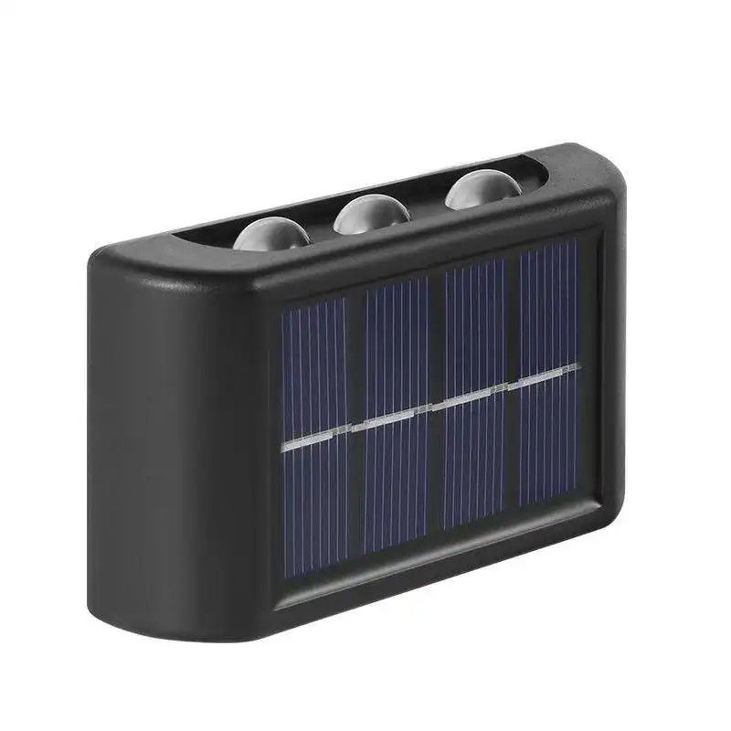 방수 4LED 6LED 위아래 태양 벽 조명
